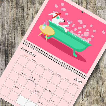 Dogs You Love Horizontal 2027 Wall Calendar