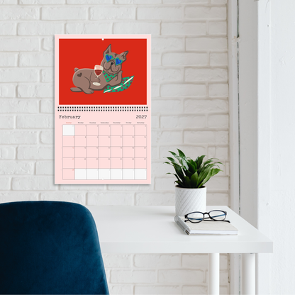 Dogs You Love Horizontal 2027 Wall Calendar