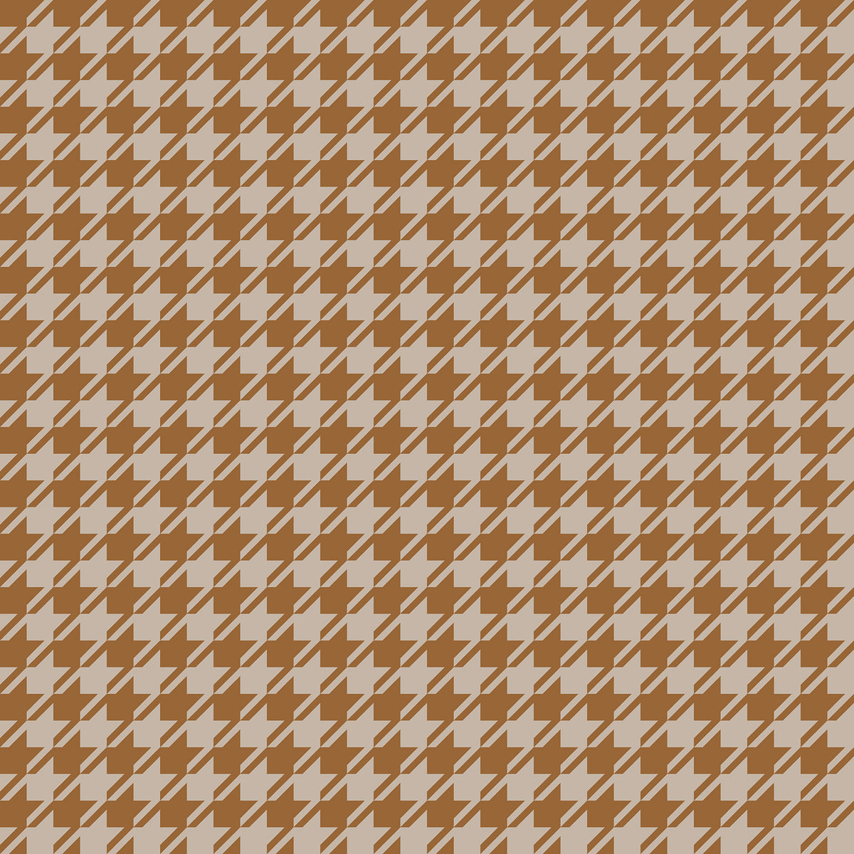 Houndstooth wallpaper in mustard and cream