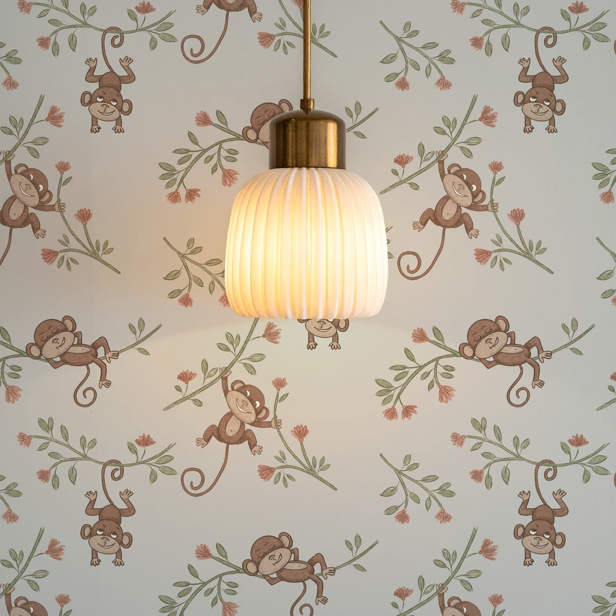 Monkey Babies wallpaper swatch