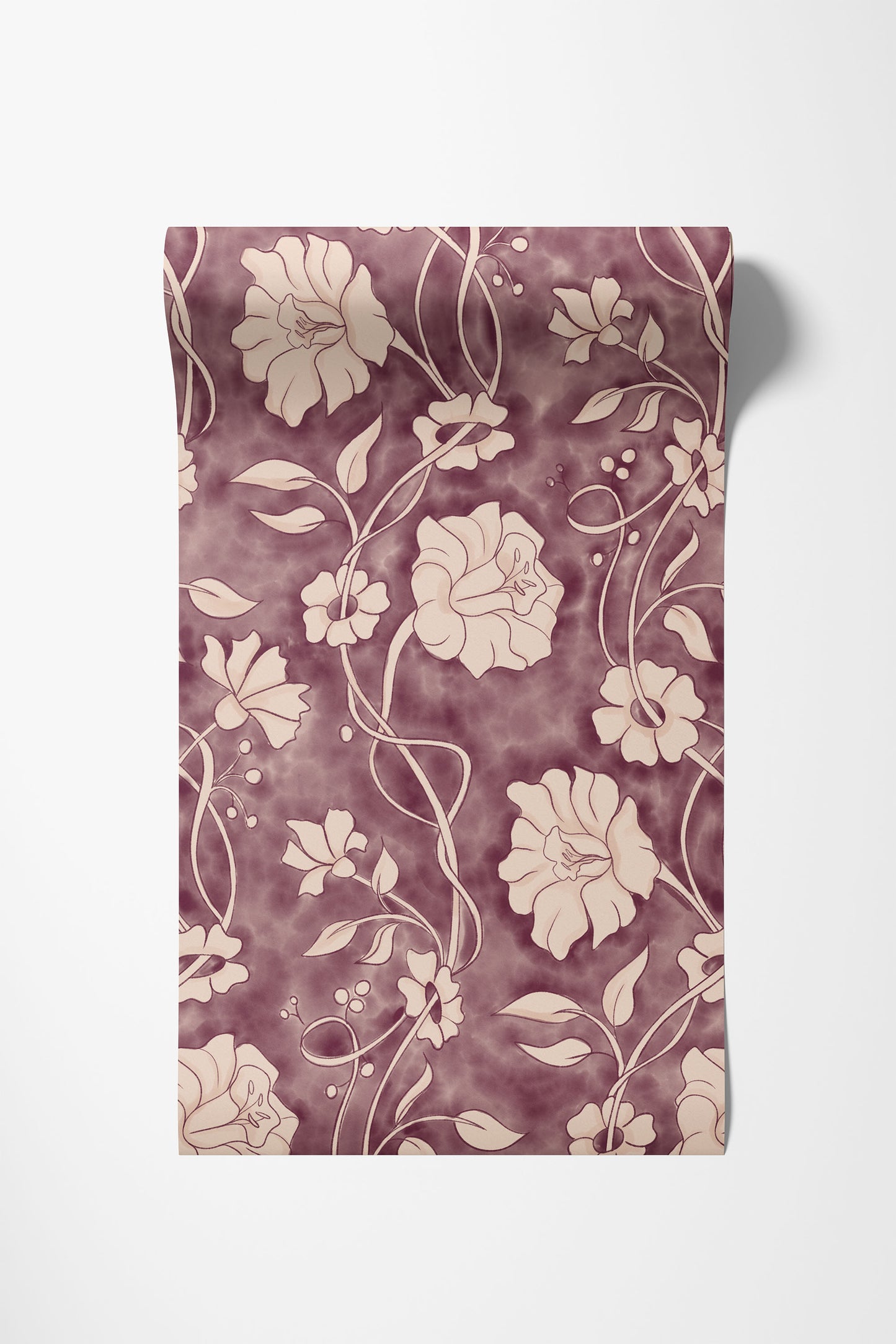 Ribbon Vine Wallpaper