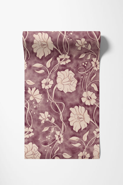 Ribbon Vine Wallpaper