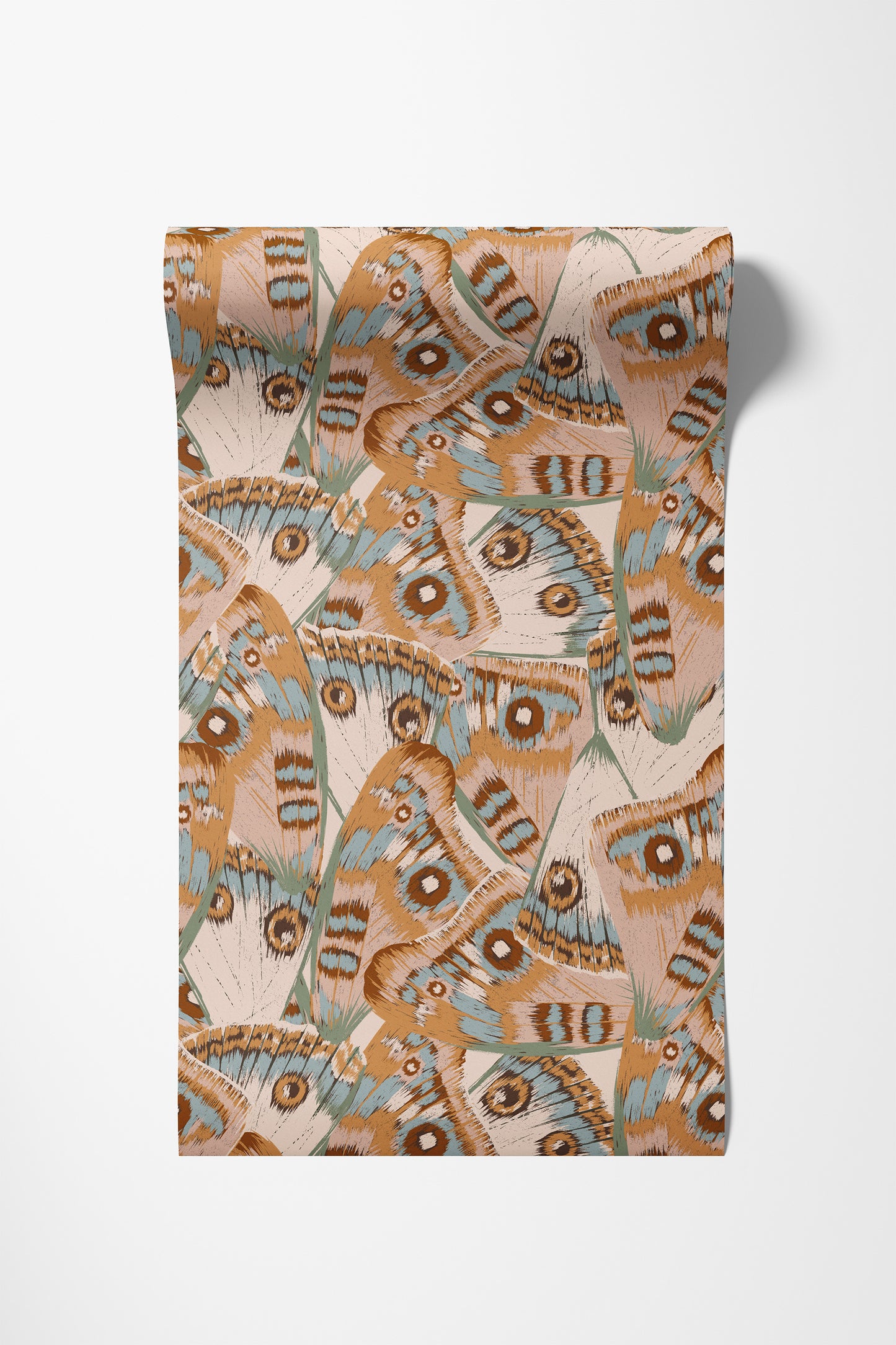 Wallpaper roll of light earthy butterfly wings