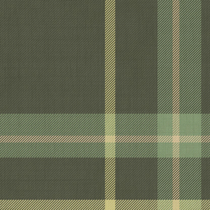 Woven Plaid wallpaper swatch in light green
