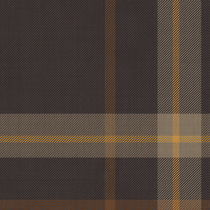 Woven Plaid wallpaper swatch in brown