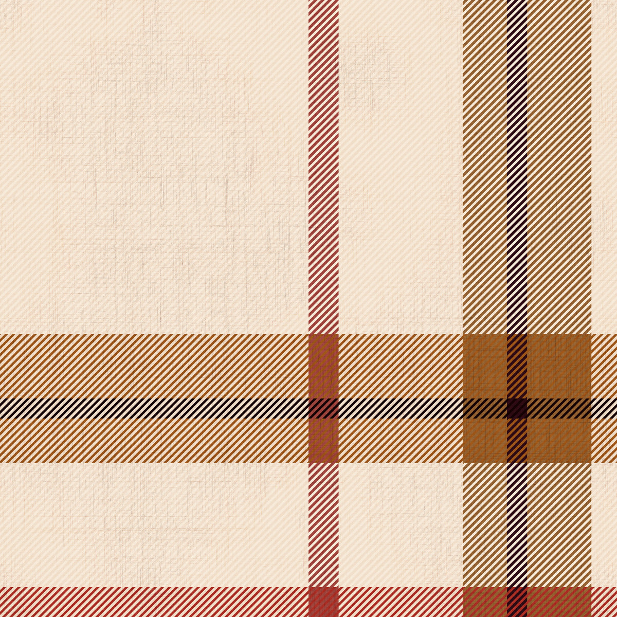 Woven Plaid wallpaper swatch in beige
