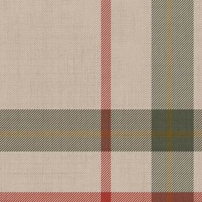 Woven Plaid wallpaper swatch in sage