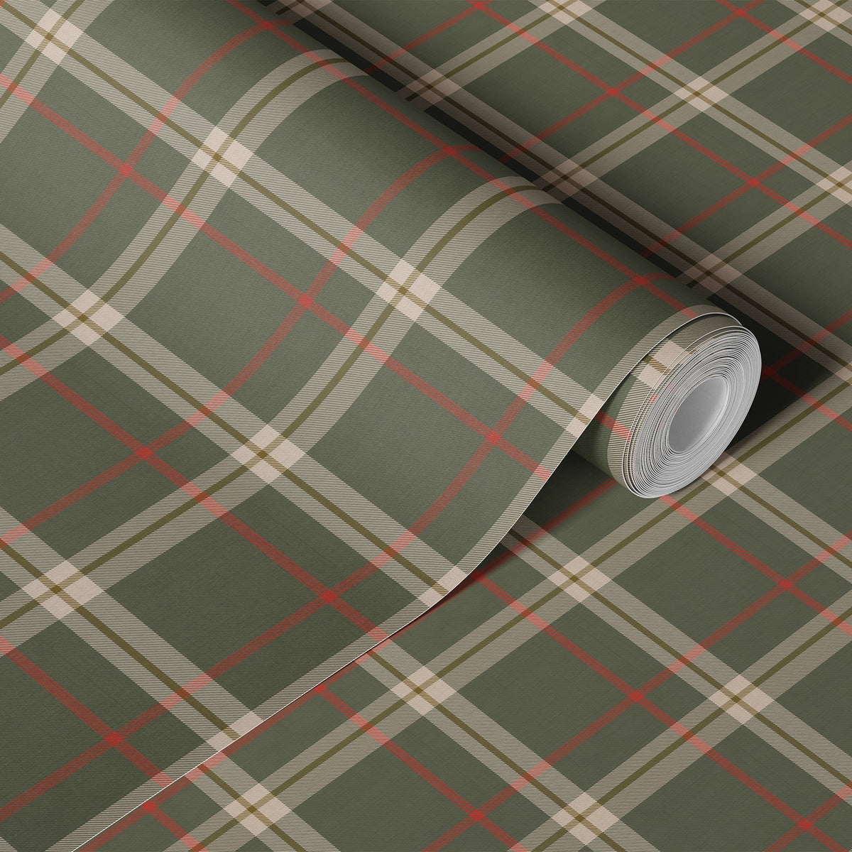 Woven Plaid wallpaper background